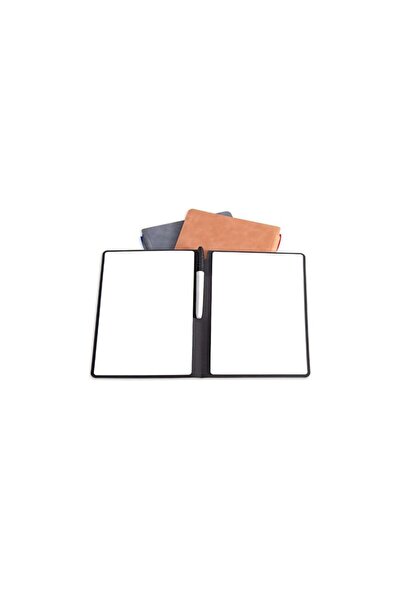 Generic A5 Reusable Whiteboard Notebook Leather Memo Free Whiteboard Pen Eras...