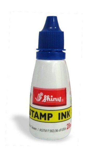 Generic 28ml Stamp Ink Bottle Blue Ink