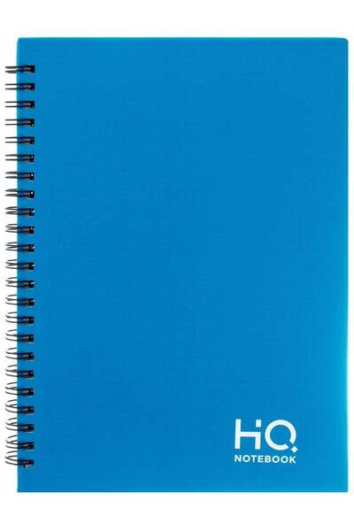 Generic A4 Size Wire Bound Hard Cover Notebook With 160 Pages Blue