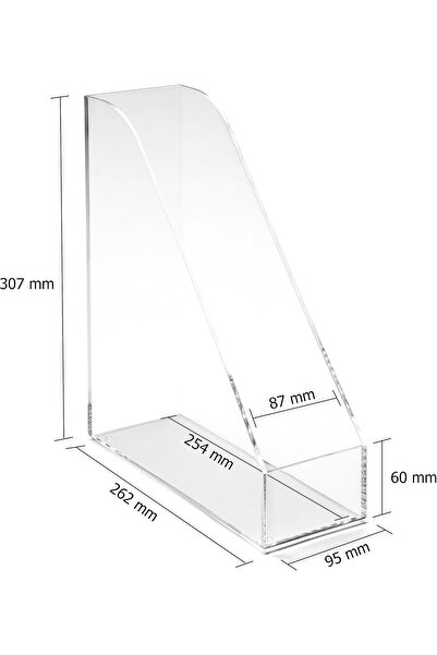 Generic ARS Letter Tray, Clear Acrylic Paper Tray, OSCO Acrylic Magazine Rack...