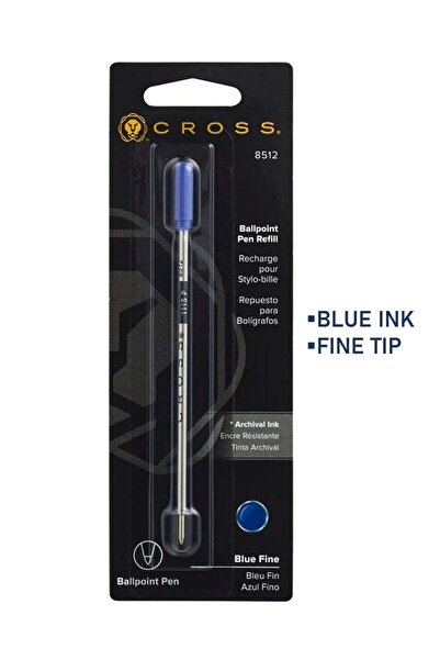 Generic 1-Piece Ballpoint Pen Refill Fine Tip Blue Ink