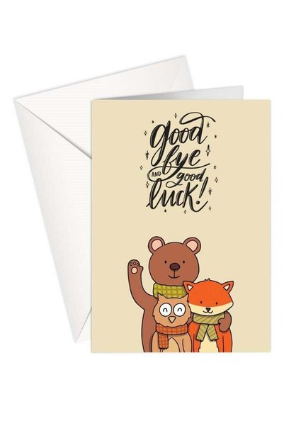 Generic Greeting Card - Good Luck | Good Bye And Good Luck | P202 | SharetheL...