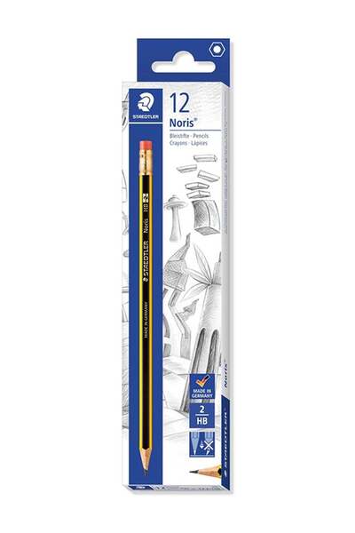 Generic Staedtler Noris 122-Hb Pencils Rubber Black