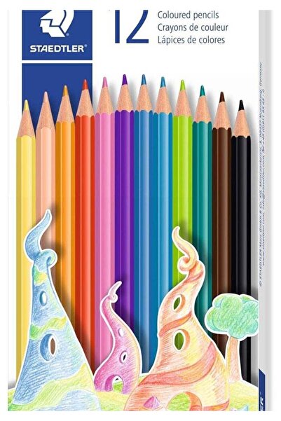 Generic STAEDTLER Wood-Free Coloured Pencils - Box of 12 Assorted Colours