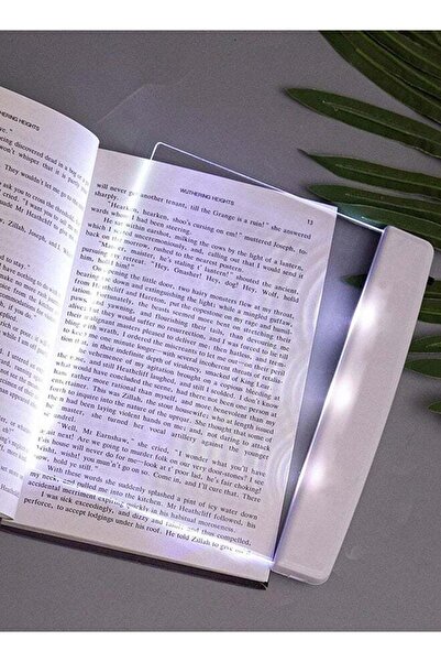 Generic Flat LED Book Light for Reading, Full Page Illuminator Panel, Wireles...