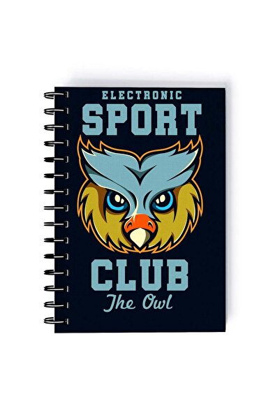 Generic Sport Club Rectangle Spiral A5 Notebook Multicolour