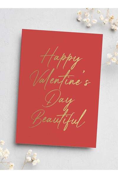 Generic Happy Valentine's Beautiful - Valentine's Day Greeting Card