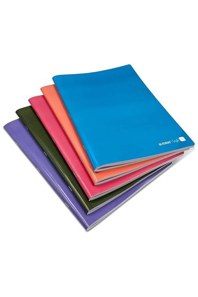 Generic 5-Piece A4 Size Single Line Notebook 60 Sheets Per Book