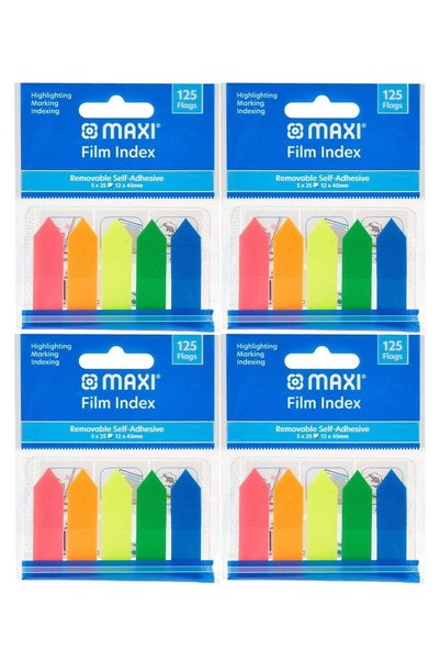 Generic 500-Piece Self Adhesive Film Index Multicolour