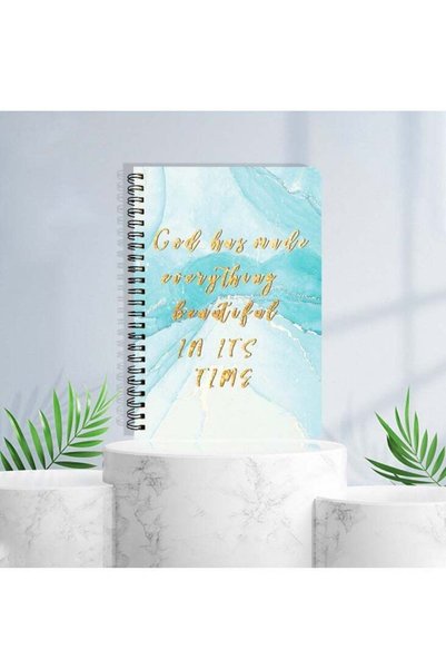 Generic A5 Spiral Bound Notebook, 80 Pages College Ruled Hardcover Journal, L...