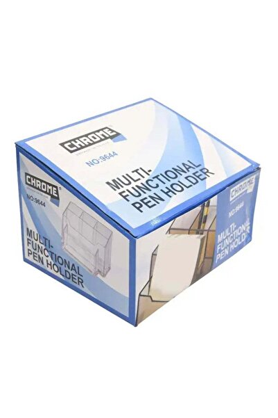 Generic 5 Compartments Multi-Functional Pen Holder (Transparent)