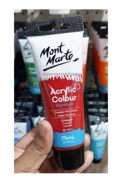 Generic Mont Marte ACRYLIC COLOR 75ML CRIMSON