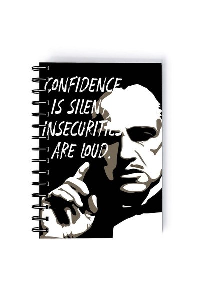 Generic Spiral A5 Notebook The God Father Classic Movie Art Confidence Quote ...