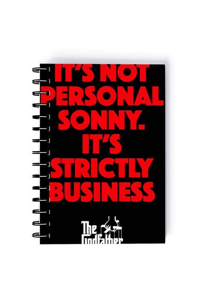 Generic Spiral A5 Notebook The Godfather Its not Personal Quote Classic Movie...