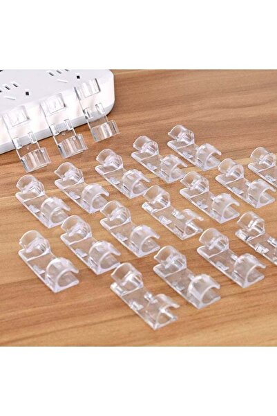Generic 100Piece Set of Self-Adhesive Cable Clips without Punching, Suitable ...