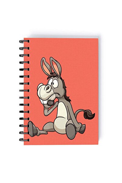 Generic Shrek Nd Donkey Printed Spiral A5 Notebook Green/White