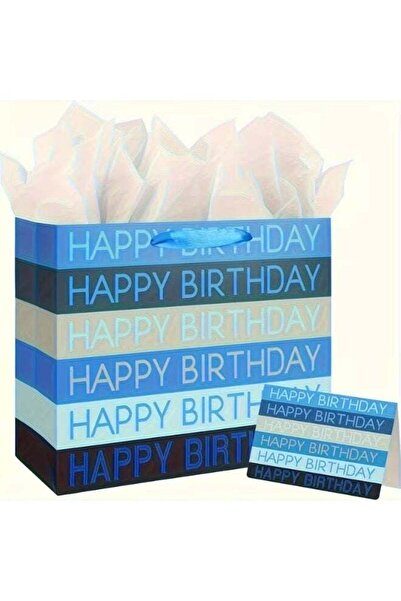 Generic KANDID Happy Birthday Gift Bag, 13 Inch Birthday Letter Design, And S...