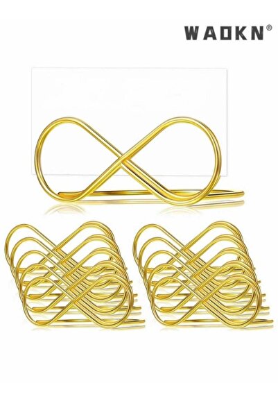 Generic 10 Pieces Bow Shape Table Number Holder Stands Place Card Holder,Busi...
