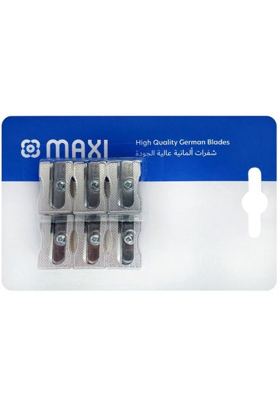 Generic Maxi Metal Sharpener Pack of 6 Pieces