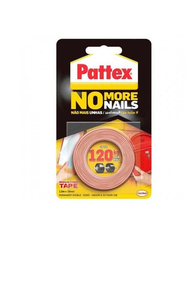 Generic Pattex No More Nails 120kg - Mounting Tape - (1.5m X 19mm)
