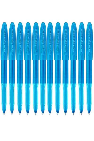 Generic 12-Piece Signo Gelstick Gel Ink Pen 0.7mm Tip Light Blue Ink