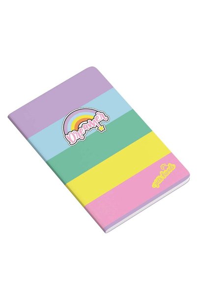 Generic 1-Piece A5 Size Paper Cover Notebook Single Lined Ruling Assorted Des...