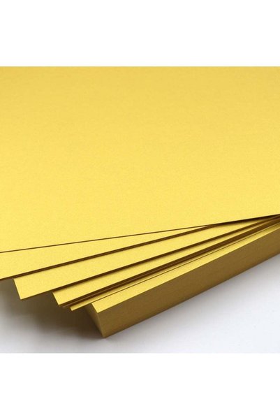 Generic Yellow Gold Paper A4 285GSM 10 Sheets Gold colour thick premium paper...