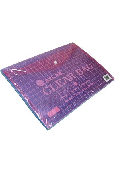 Generic Atlas My Clear Bag - 6 Piece Assorted Colors