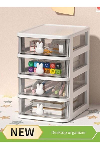 Generic Desk Organizer with Drawers,Multifunction Desk Organizer, Stackable P...