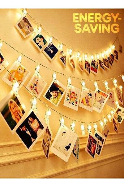 Generic Photo Clip String Lights 80LED Battery Operated Starry Fairy Copper S...