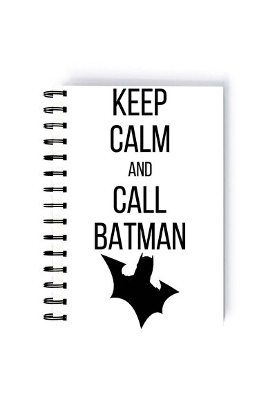 Generic Spiral A5 Notebook Batman Funny Gotham Keep Calm Quote Dark Knight