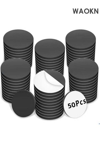 Generic Circular white adhesive soft magnetic strip with strong magnetic stri...