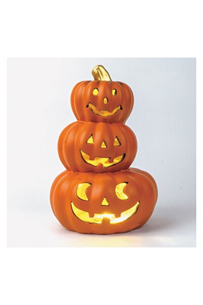 OEM Decorațiune de Halloween Dovleci din Polyresin cu LED 17x17x28 cm – decor...