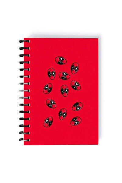 Generic Spiral A5 Notebook Deadpool Pattern Ryan Reynolds Dead Pool