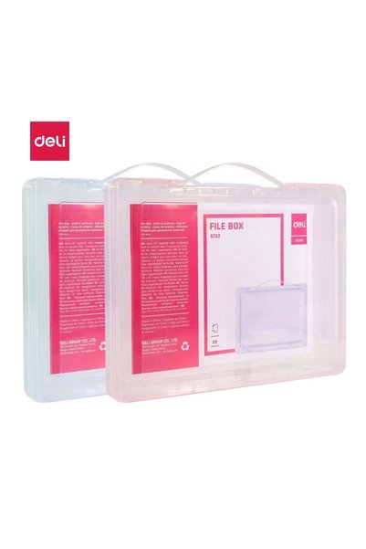 Generic E5702 File Box, 1 piece - A4, Blue/Red