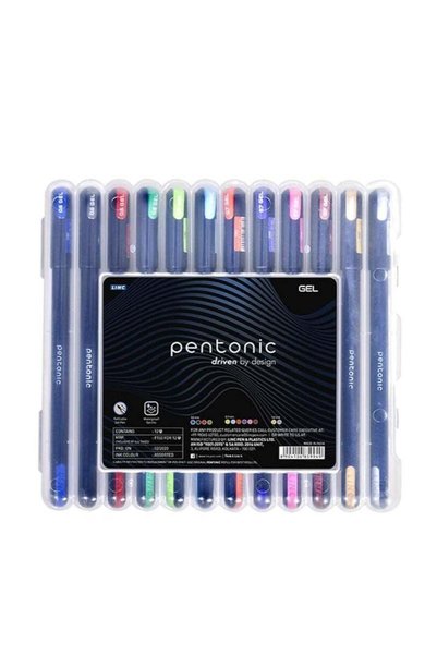 Generic Pentonic Gel Pen With Hard Box Case | 0.6 mm-1.0 mm | Waterproof Gel ...