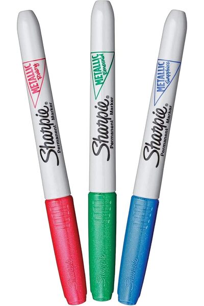 Generic Sharpie Metallic Permanent Markers | Fine Point | Assorted Colours | ...