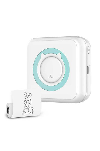 Generic Compact Bluetooth Pocket Printer Thermal Label Photo Memo Receipt Mac...