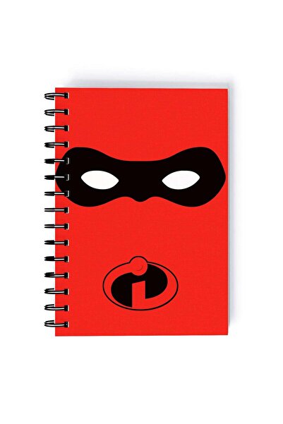 Generic Incredibles Greater Good Quote Printed Spiral A5 Notebook Red/Yellow/...
