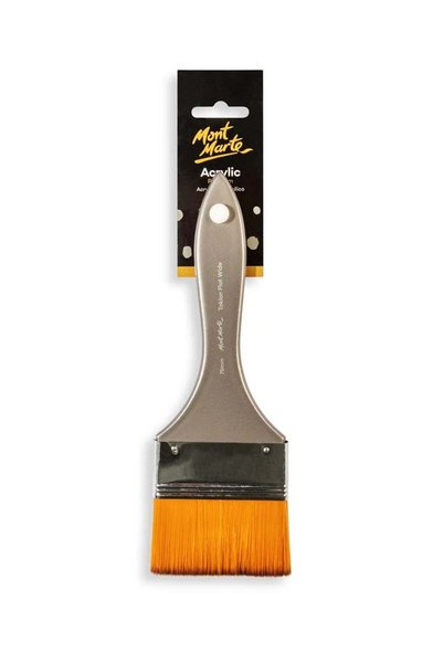 Generic 1-Piece Premium Acrylic Paint Flat Brush 75mm Wide