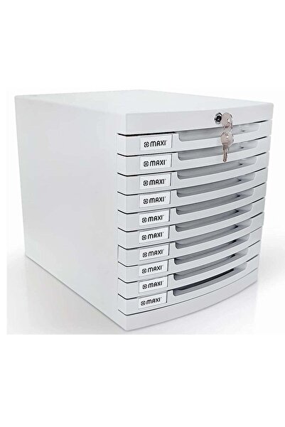 Generic 10-Drawer Office File Storage Cabinet With Key Lock