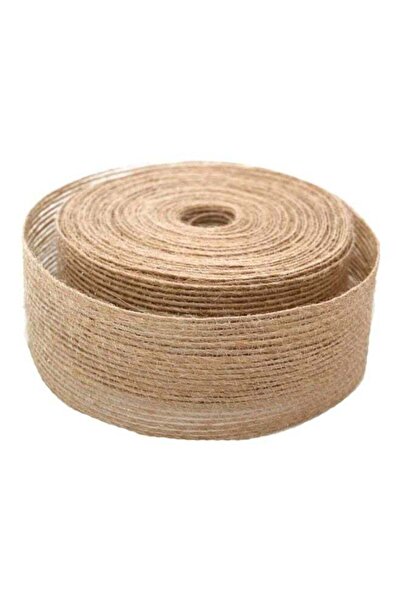 Generic Natural Jute Burlap Craft Ribbon Brown