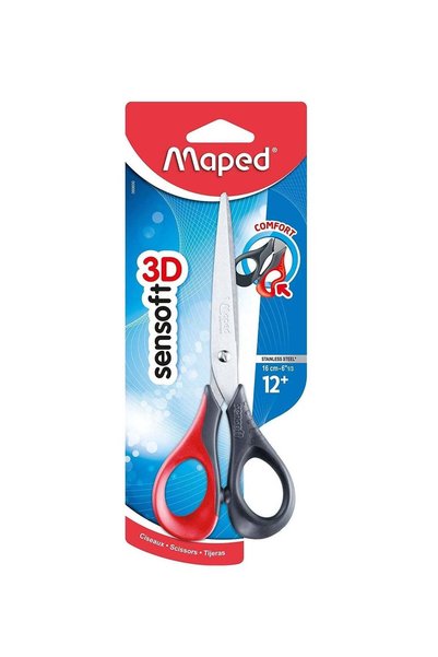 Generic Sensoft Scissors with Flexible Handles Assorted Handle Colours