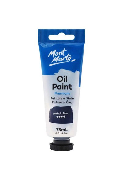 Generic Premium Oil Paint 75ml Content Phthalo Blue