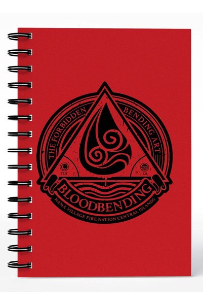 Generic Wirebound Spiral Notebook Bloodbending Logo Element The Last Airbende...