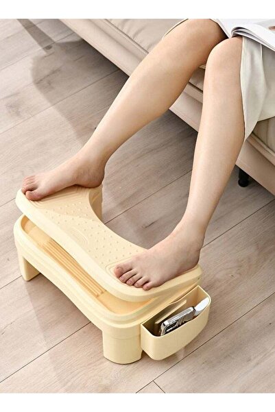 Generic Office Foot Rest for Under Desk, Adjustable Height Footstool, Foot St...