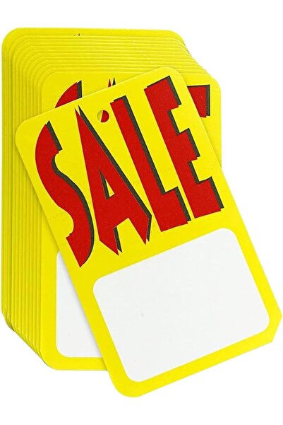 Generic ARS Sale Price Tags Unstrung, Large Red & Yellow & White Retail Label...