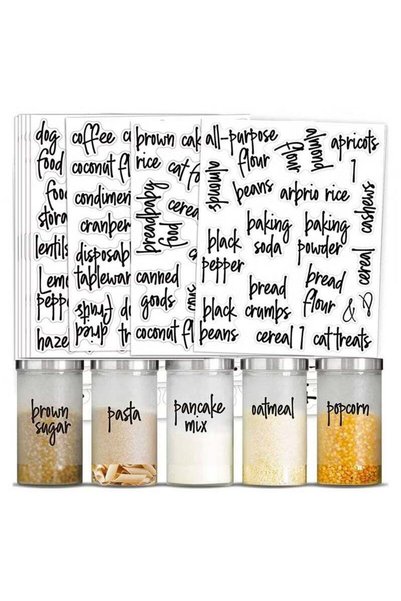Generic Home Organization Labels,168PCS Food Label Stickers, Preprinted Label...