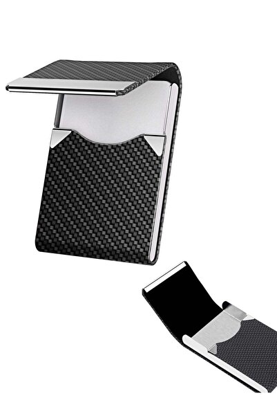 Generic Slim Business Card Holder, PU Leather & Stainless Steel Card Case, RF...