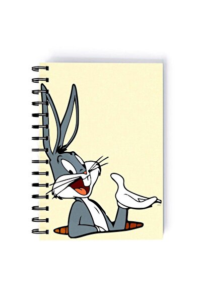 Generic Spiral A5 Notebook Looney Tunes Bugs Bunny 90s Cartoon Graphic Out of...
